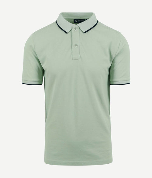 Suitable respect polo tip ferry lichtgroen | Regular-fit