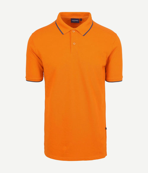 Suitable respect polo tip ferry oranje | Regular-fit