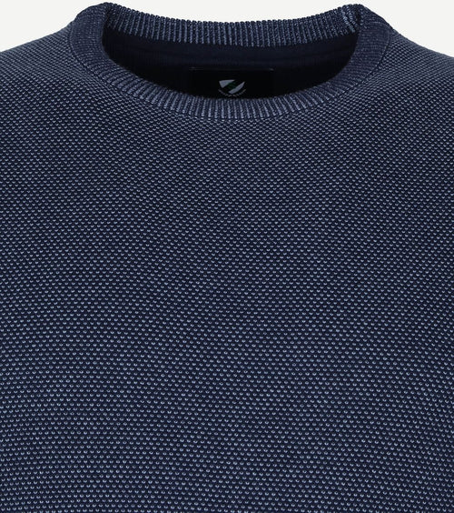 Suitable respect pullover jean donkerblauw