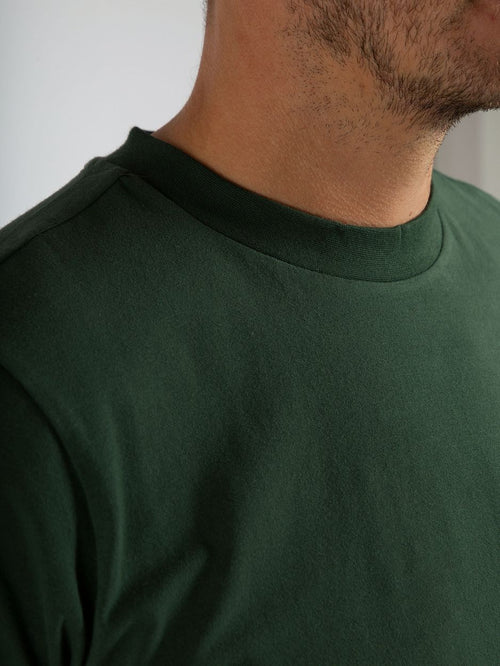 Respect t-shirt hi donkergroen