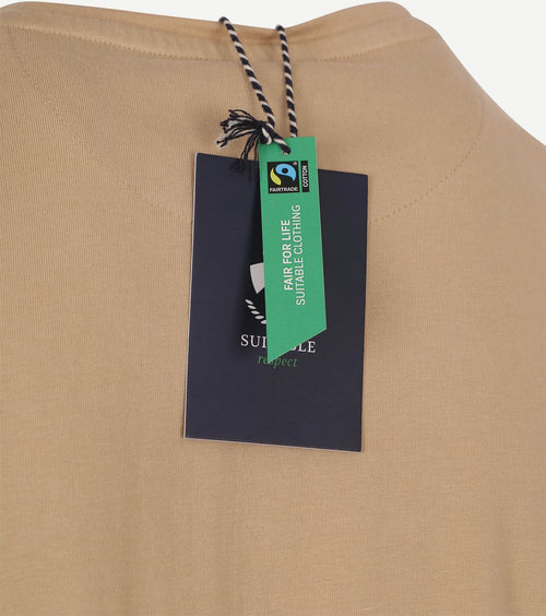 Suitable respect t-shirt Jim beige