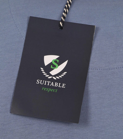 Suitable respect t-shirt Jim blauw