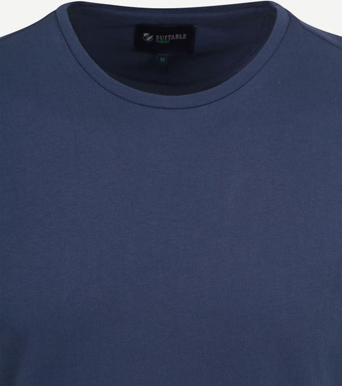 Suitable respect t-shirt Jim denim blauw