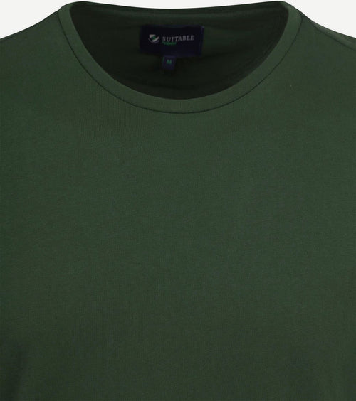 Suitable respect t-shirt Jim donkergroen