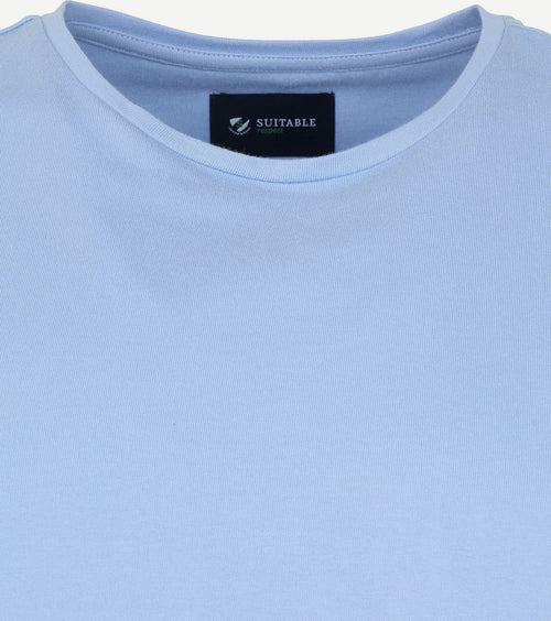 Suitable respect t-shirt Jim lichtblauw