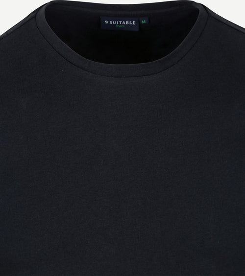 Suitable respect t-shirt Jim donkerblauw
