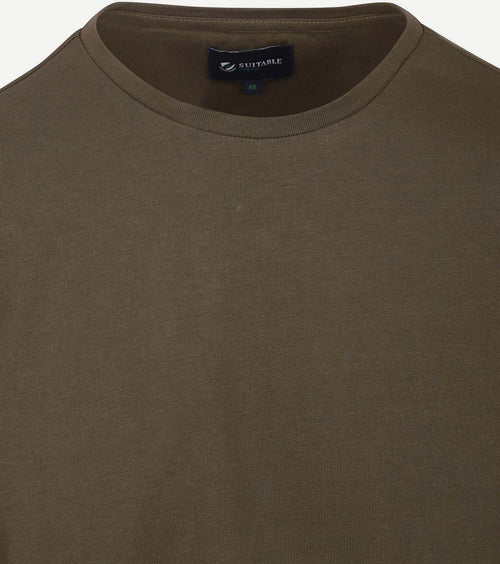 Suitable respect t-shirt Jim olijf groen