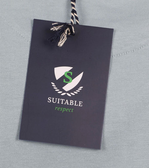 Suitable respect t-shirt Jim steel groen