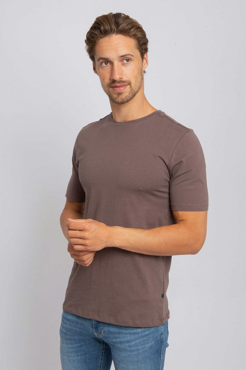 Suitable respect t-shirt Jim taupe