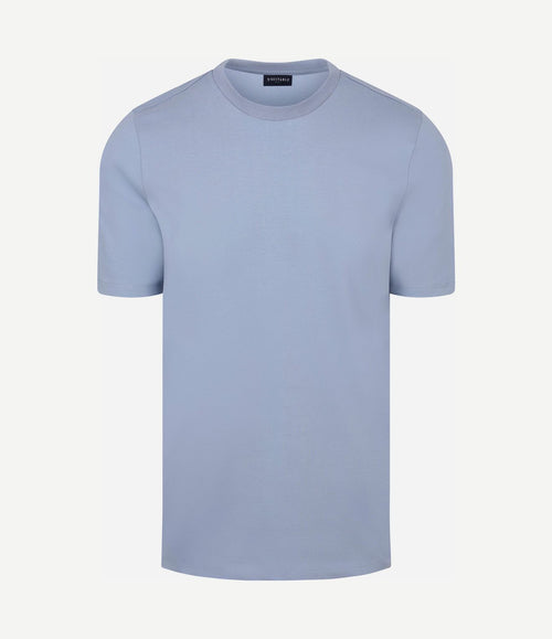 Respect t-shirt tim lichtblauw