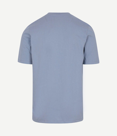 Respect t-shirt tim lichtblauw