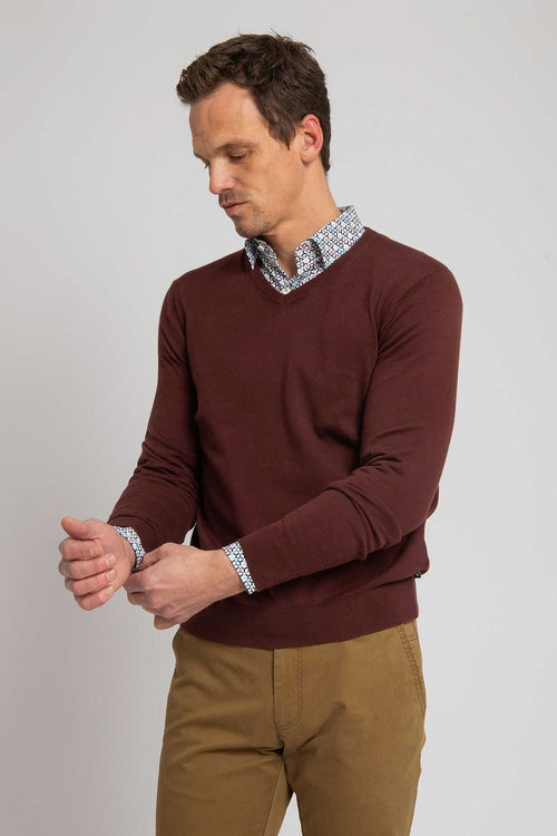 Suitable respect vinir pullover bordeaux
