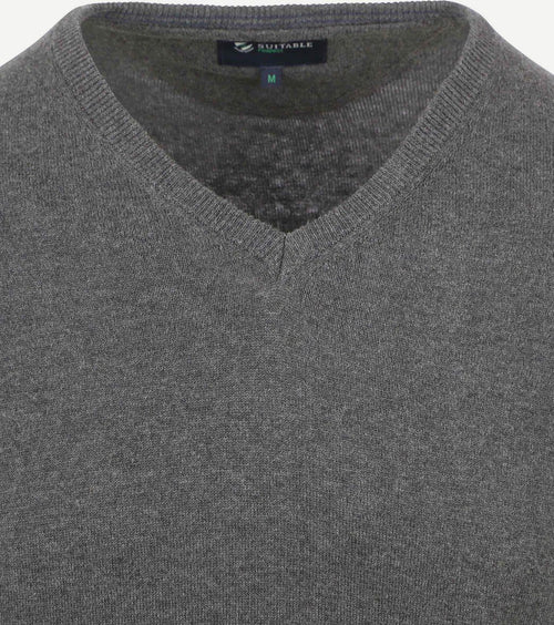 Suitable respect vinir pullover melange antraciet