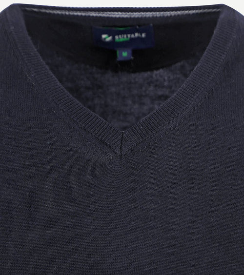 Suitable respect vinir pullover donkerblauw