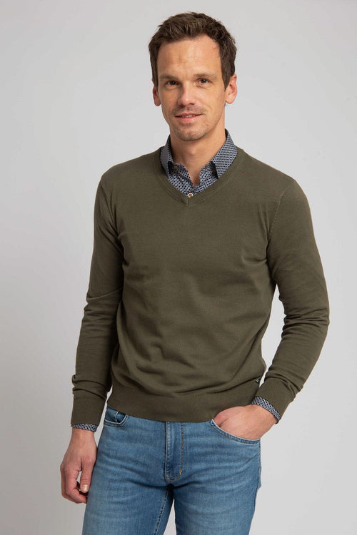 Suitable respect vinir pullover olijfgroen
