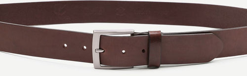 Suitable riem leer donkerbruin