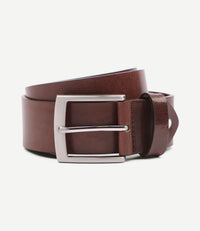 Riem leer donkerbruin