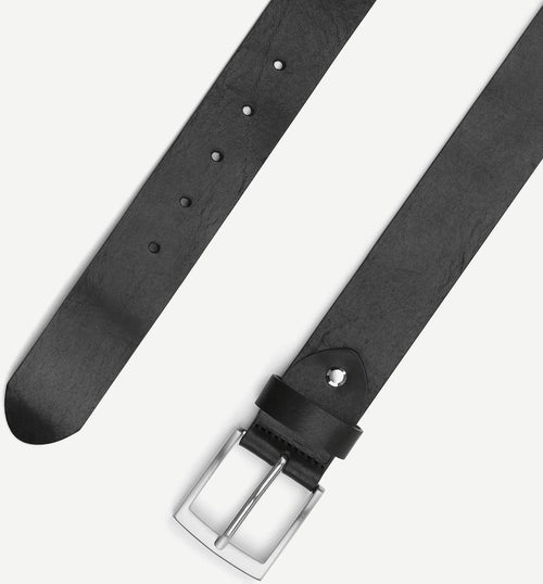 Suitable riem leer zwart 010