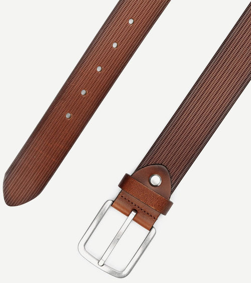 Suitable riem structuur leer bruin