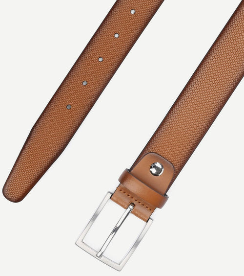 Suitable riem structuur leer bruin