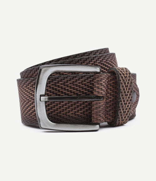 Riem structuur leer bruin