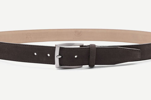 Suitable riem suede bruin 308