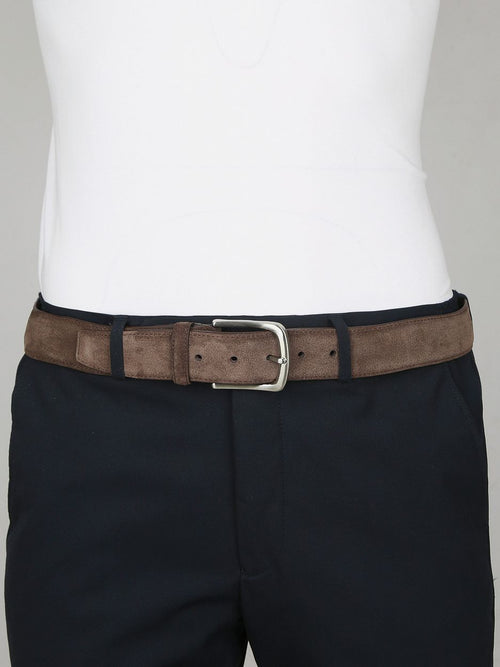 Suitable riem suède leer bruin