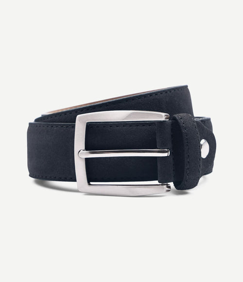 Riem suede donkerblauw 309