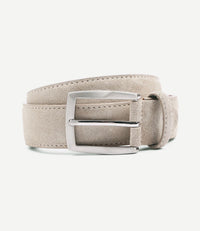 Riem suede wit beige