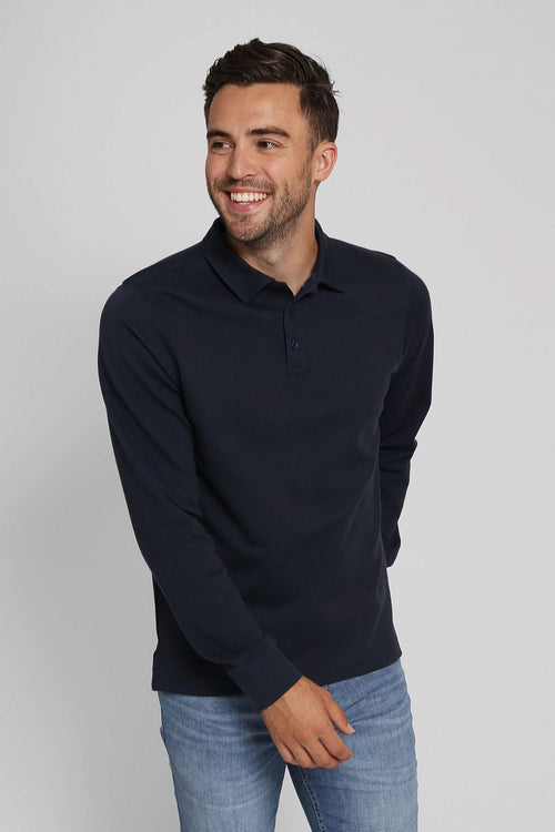 Suitable rugby jink polo donkerblauw | Slim-fit
