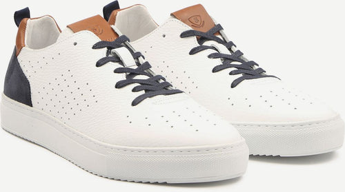 Grain sneaker wit