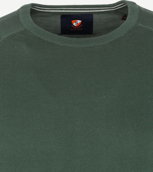 Suitable scott pullover groen