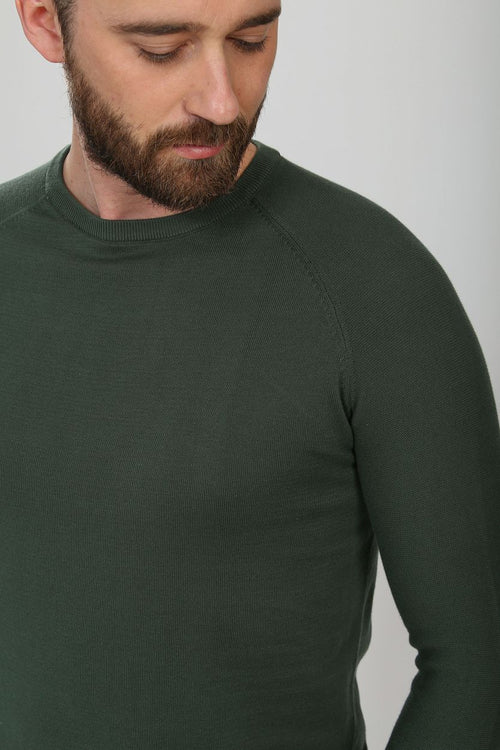 Suitable scott pullover groen