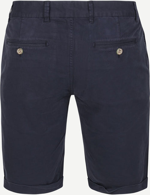 Suitable short chino arend donkerblauw