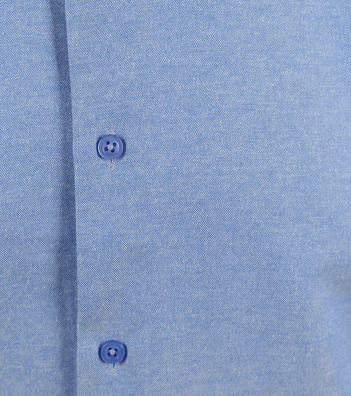 Suitable short sleeve overhemd blauw | Regular-fit