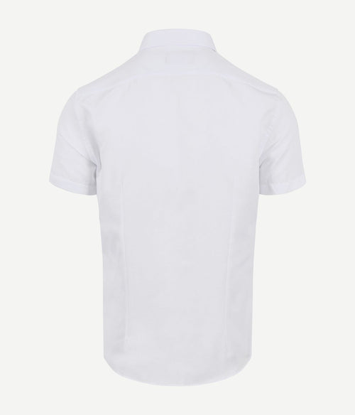 Suitable short sleeve overhemd wit | Regular-fit