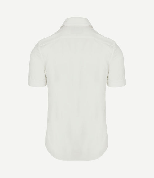 Shortsleeve sorona overhemd erik wit