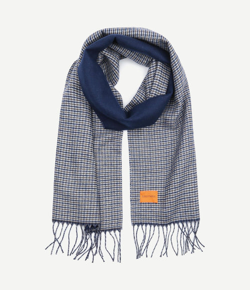 Sjaal softfeel pepita grijs