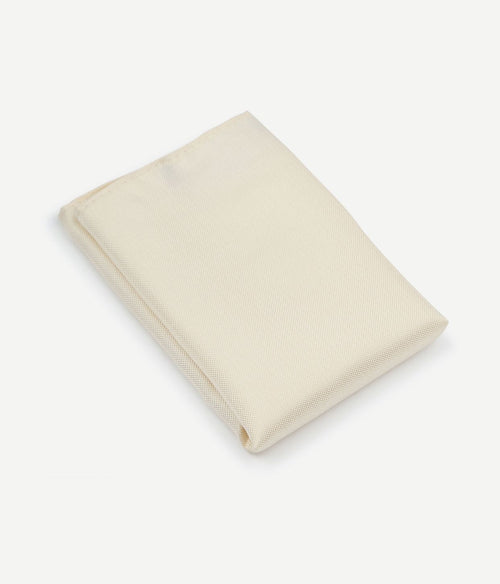 Suitable zijde pochet ecru