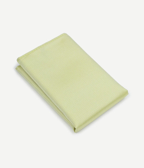 Suitable zijde pochet lime groen