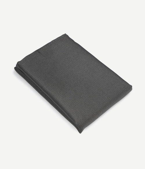 Suitable zijde pochet antraciet