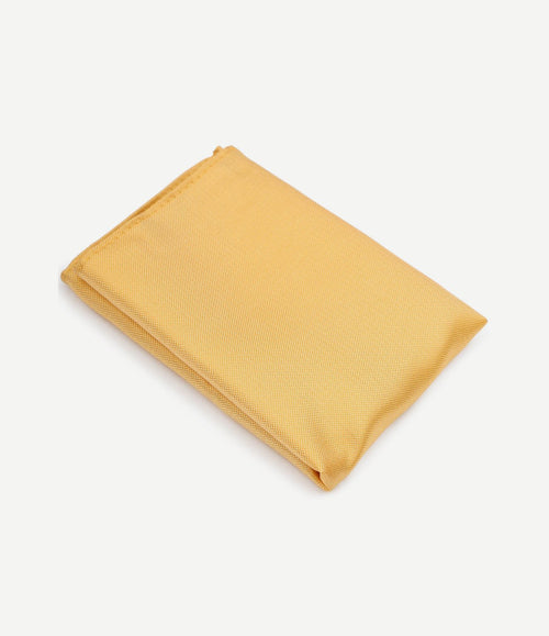 Zijde pochet geel