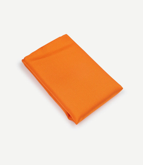 Zijde pochet oranje