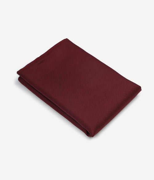 Zijde pochet bordeaux