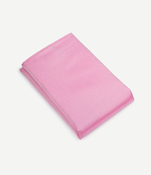 Zijde pochet roze
