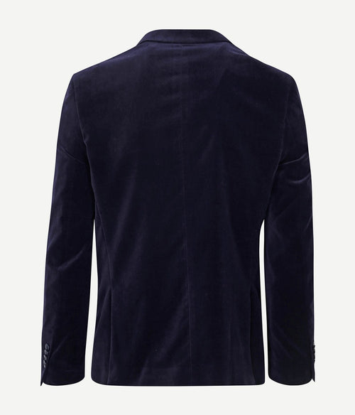 Suitable smoking blazer velvet donkerblauw
