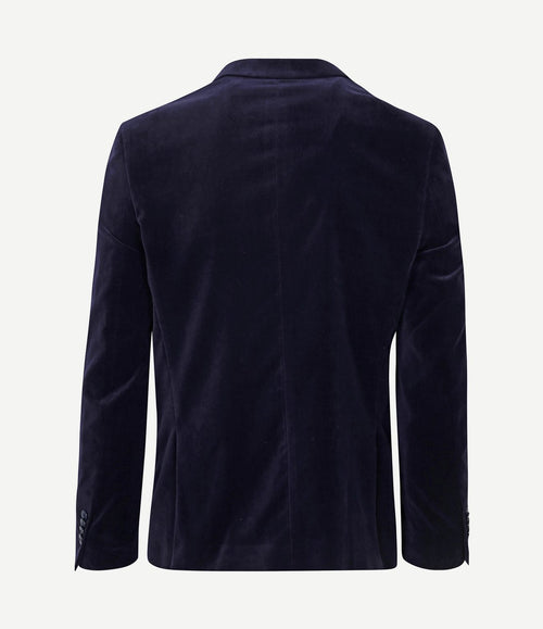 Smoking blazer velvet donkerblauw