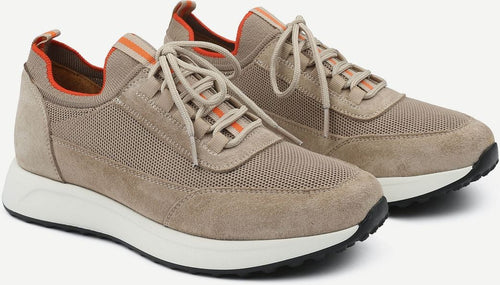 Suitable sneaker suede beige
