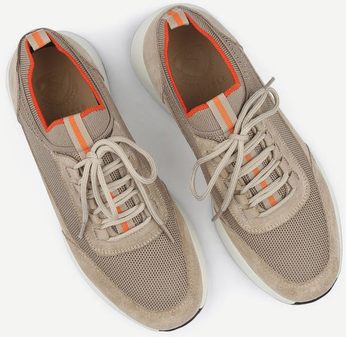 Suitable sneaker suede beige