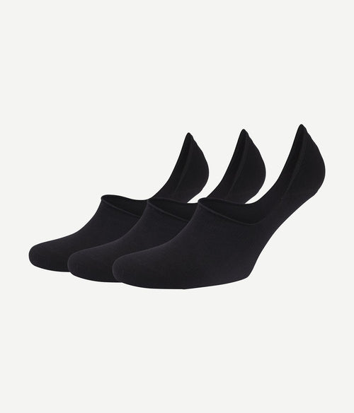 Sneakersok (3-pack) zwart